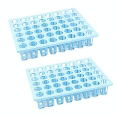 2 PCS Plastic Storage Rack Rack per virus Campionamento Tubo, Specifica: 48-Bene