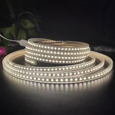 10m SMD 2835 1200 LED LED Strip Light, AC 220V-240V, spina UE (luce bianca)