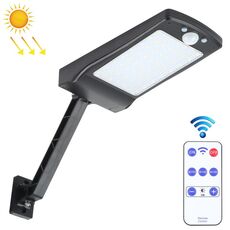 12W 56LEDS SMD 2835 Home Outdoor IP65 Telecomando impermeabile Telecomando a parete solare Sensore del corpo umano