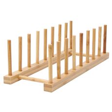 4 PCS Multi-use Bowl Disc Rack da cucina Scarpe da cucina Bamboo Tableware rack, strato (specifica): 8 griglia