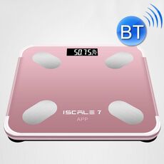 ISCRLE7 Smart Bilancia Smart Bluetooth Body Body Misurale Strumento di misura Modello di batteria (oro rosa)