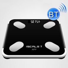 ISCRLE7 Smart Pese Smart Bluetooth Body Body Misury Strument Strument Modello di batteria (Bright Black)