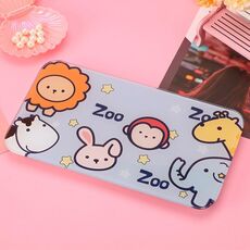 ZJ25 Mini Cartoon Bilance Bilancia domestica Accurata Portable Body Borde Bilancia Ricarica (Zoo)