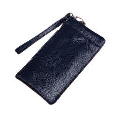Frizione multifunzione multifunzionale in pelle PU frizione per cellulare (blu navy)