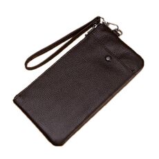 Frizione multifunzione multifunzionale in pelle PU frizione per cellulare (marrone)
