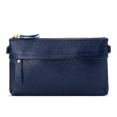 Borsa per monete per cellulare diagonale a una spalla da donna (blu navy)