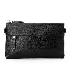 Borsa di monete diagonali a una spalla da donna (nero)