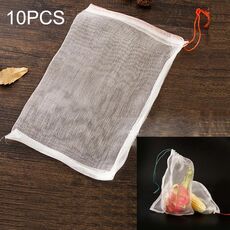 10 pezzi sacchetto a rete in nylon semi da giardino frutta sacchetti per il controllo dei parassiti verdura vigneto anti rete per uccelli rete per il controllo dei parassiti sacchetto per filtri a rete in nylon accessori forniture, dimensioni: 25 * 15 cm