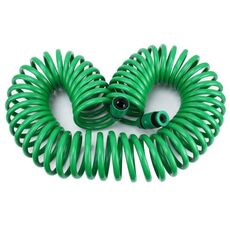 Tubo a spirale telescopico con tubo a molla serie irrigazione da giardino con adattatore per connettore acqua e connettore, lunghezza: 30 m