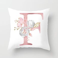 Modello a lettera Federa Cuscino per divano Cuscino per cuscino Decorazioni per la casa Adatto per (HC2919 / HC2920), Nessun nucleo del cuscino, Dimensioni: 45x45 cm (F)