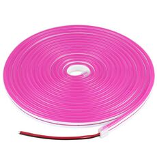 CJ-1206 12 V 6A 5M IP65 Silicone impermeabile al neon LED Strip Light (Rose Red)
