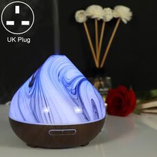 Spruzzatore automatico di alcol per macchina per aromaterapia con umidificatore a forma di vulcano da 400 ml, specifica spina: spina UK (caffè)