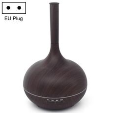Spruzzatore automatico di alcol con umidificatore a bocca a macchina per fragranze creative con luce a LED colorata, specifica spina: spina europea (marrone scuro)