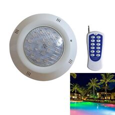Lampada da parete in ABS per piscina LED Luce subacquea, Potenza: 18 W (colorato + telecomando)