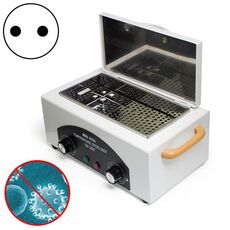 Armadio di disinfezione per manicure con asciugamano ad alta temperatura per uso domestico in acciaio inossidabile (spina europea)