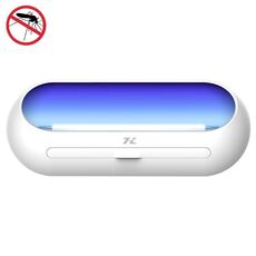 Hanzhang Sticky Trappola Zanzara Lampada Ristorante Hotel Hanging Electronic Fly Killer CN Plug, Specifica: Bianco 16W Doppia lampada Tube 4 Tubo leggero