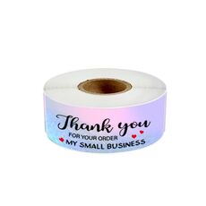10 Rolls Sticker Laser Adesivo per la tenuta di cottura GRAZIE GRAZIE GRAZIE DECORAZIONE DEBRESS, Dimensione: 2.5x7.5 cm (F152)