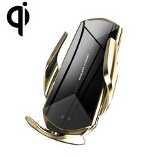 Q2 15W Porta cellulare ad induzione a induzione a infrarossi a induzione a infrarossi a infrarossi a infrarossi a induzione a infrarossi con micro USB + 8 Pin + Type-C / USB-C Connettore magnetico (oro)