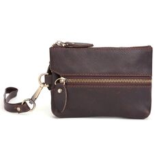 Borsa a gettoni con chiave per il tempo libero a mano a tenuta in vita (cioccolato)