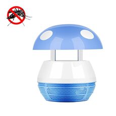 Mushroom LED Zanzara Killer Lampada per uso domestico Gommito USB Killer (Sky Blue)