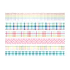 2 confezioni Taglio di materiale decorativo reticolo di carta per manuale (plaid arcobaleno)