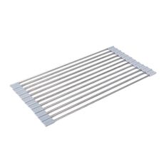 Filtri dell'acqua pieghevoli Cucina del lavello della ciotola della ciotola dei bacchette dei bacchette, Stile: Acciaio inossidabile 42x22cm