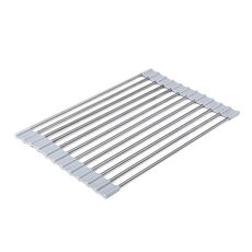 Filtri dell'acqua pieghevoli della tavola da cucina Lavello della ciotola dei bacchette dei bacchette, Stile: Acciaio inossidabile 33x22cm