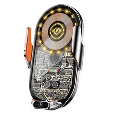 C13 Caricabatteria da auto wireless 15W Stazione di ricarica per auto Supporto per telefono a induzione automatica