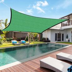 3 x 4m Crittografia Parasole da parasole Net Flower Balcony Courtyard Outdoor Isolamento termico