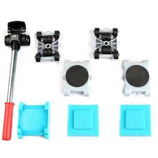 8 pezzi/set 12034 Set di strumenti portatili per lo spostamento di oggetti pesanti in plastica