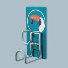 2 pezzi JM028 Gancio per lavabo non perforato per bagno di casa Tagliere da cucina Rack di stoccaggio appendibile senza soluzione di continuità (Cuckoo Bird)