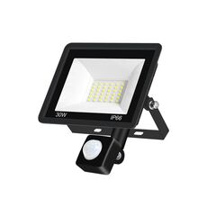 30W PIR Spotlight Spotlight Project Outdoor Project Light Garden Garden a risparmio energetico Proiettore, Stile: (luce bianca fredda)
