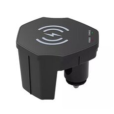 Per Audi A6L Caricatore wireless magnetico per accendisigari da auto da 15 W, per la guida a destra e a sinistra