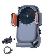 Supporto per telefono cellulare con presa di ricarica wireless per auto (tipo gancio singolo)