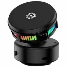 Supporto per telefono da auto X19 da 15 W, ricarica wireless, aspirazione a vuoto, supporto magnetico per telefono (nero)