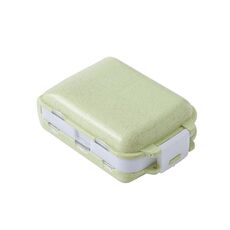 6 PCS C1617 Distribuzione portatile Soggiorno di pillola sigillata Paglia di grano Scatola di immagazzinaggio di grande capacità (verde)