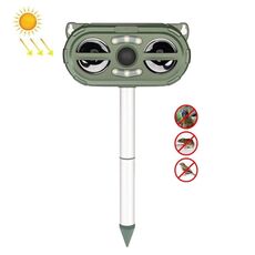 Repelleria per animali solari ad ultrasuoni