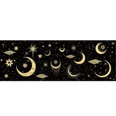 88988 Colorful Bronzing Washi Nastro Starry Sky Sky Account Nastro Account (Star Hot Stamping 5)