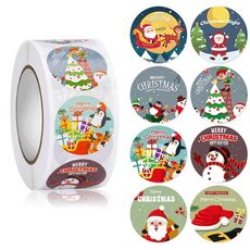 Adesivo sigillante per etichette decorative per regali di Natale (HA052)