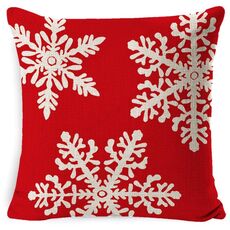 3 PZ Biancheria di Natale Rosso Abbraccio federa senza federa, Specifica: 45 x 45 cm (SDBZ-00307)