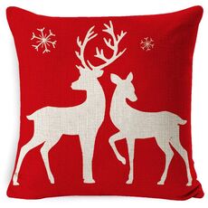 3 pezzi di natale Biancheria di Natale Rosso Abbraccio federa senza cuscinetto, Specifica: 45 x 45 cm (SDBZ-00314)