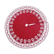 Gonna decorazione del fondo dell'albero di Natale dell'acrilico a maglia 122cm