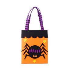 3 pezzi SysDWS05 Borsa per dolci da regalo non tessuto di Halloween (Spider)