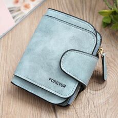 Vintage Nubuck Leather Ladies Portafoglio Type Breve Tipo di carta Multi-cart Coin Pochette (verde)