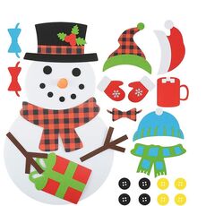 Feltro fatto a mano Decorazione dell'albero di Natale Bambini Decorazioni di Natale fai da te, Stile: Dress-up 2