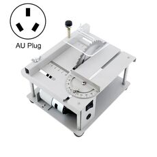 TABELLA DI PRECISCING DI PRECISIONE DI PRECISIONE 150W Mini motosew Lavorazione del legno portatile Tavolo scorrevole Sega tagliatrice multifunzione, Plug AU