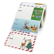 3 pezzi Decorazione natalizia Autoadesivo per autoadesivo Borsa da regalo Autoadesivo Autoadesivo Autoadesivo Sigillante, Dimensioni: 2.95x1,6 pollici (A-387)