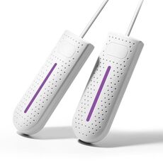 10 W Famiglia per la casa Dryer Shoe Deodorante Asciugamano Smart Smart Pieghevole Pieghevole Panettiere Panettiere Asciugatrice senza lampada viola EU Plug