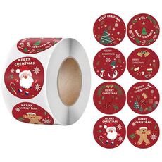 LG-210922-38-006 Etichetta adesivi per adesivi regalo del fumetto di Natale