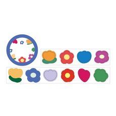 5 pezzi Washi Tape Sweetheart Bubble Machine Series Autoadesivi per la decorazione della mano del fumetto dipinto a mano a forma speciale (fiori di aceto)